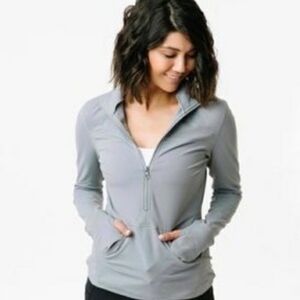 Zyia Active Athletic Performance Jacket Gray